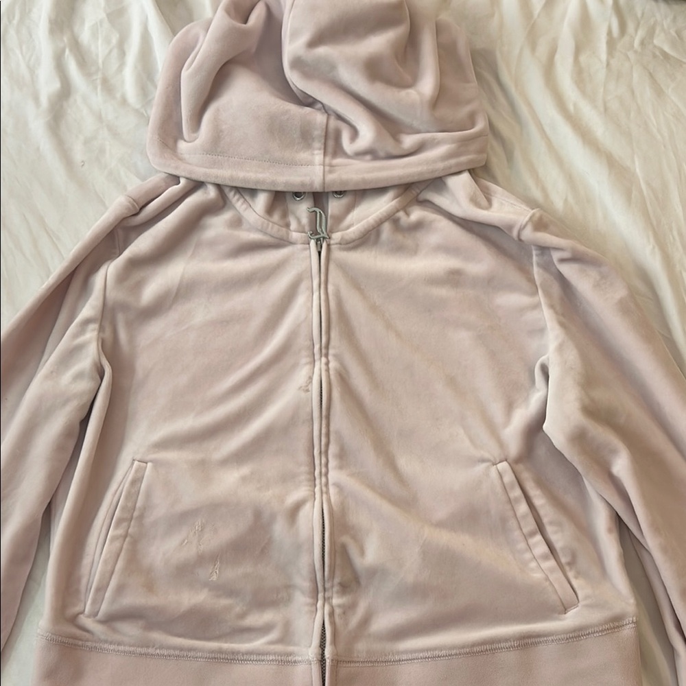 Juicy Couture Pinkish Cropped Hoodie